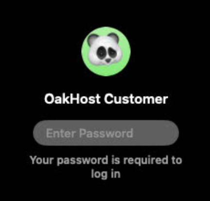 Password required